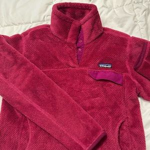 Women’s medium hot pink Patagonia - pullover, jacket